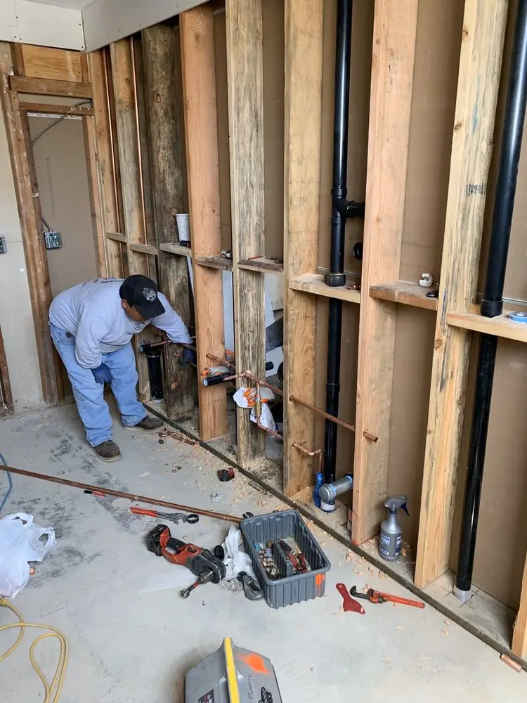 Commercial rough-in plumbing for Gas Line Repair in Apple Valley